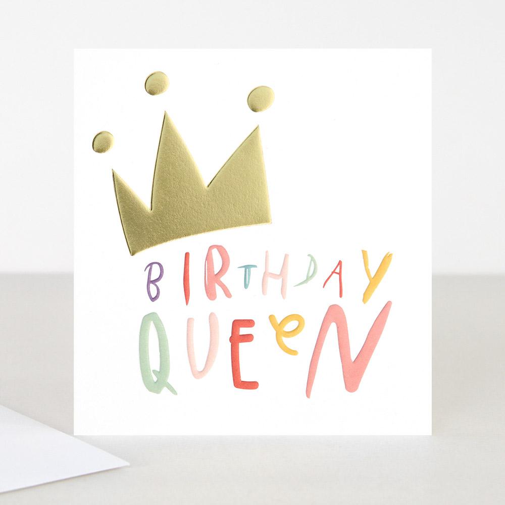 Birthday Queen Card By Caroline Gardner Vibrant Home